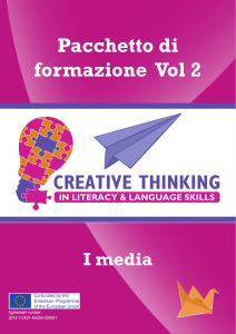 Pacchetto formativo V.2 I media - `Creative Thinking in Literacy