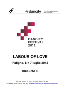 Biografie artisti DF 2012