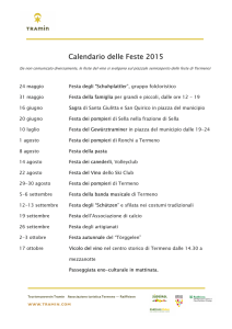 Calendario delle Feste 2015