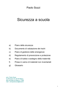 Paolo Sozzi - Sicurezza a scuola