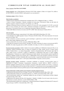 Curriculum aggiornato M-GGR2 - Territorial Impact Assessment