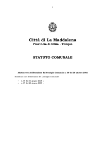 Città di La Maddalena - Comune di La Maddalena