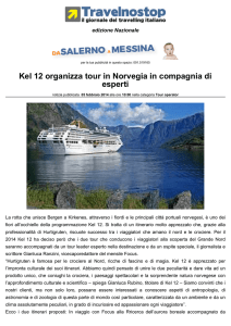 Kel 12 organizza tour in Norvegia in compagnia di