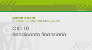 OIC 10 Rendiconto finanziario - Ordine dei Dottori Commercialisti e