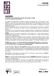 JAZZMI comunicato stampa