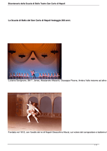 Bicentenario della Scuola di Ballo Teatro San Carlo di Napoli