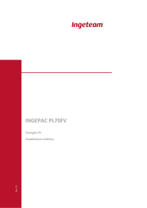 Manuale Installazione INGEPAC PL70FV