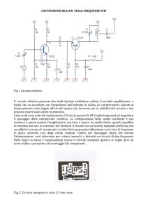 COSTRUZIONE BEACON SULLE FREQUENZE VHF Fig 1 circuito