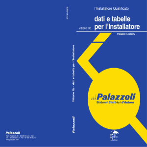 dati e tabelle per l`Installatore