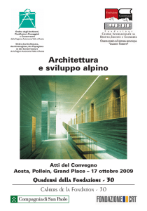 Architettura e sviluppo alpino