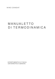 Manualetto di Termodinamica