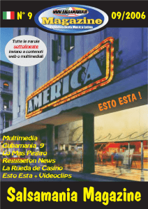 Salsamania Magazine ® - La rivista digitale della