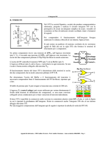 IL TIMER 555 Nel 1972 la società Signetics, società che