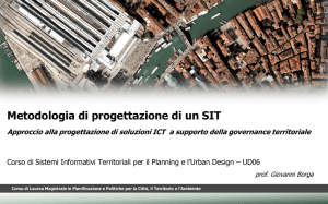 Metodologia di progettazione di un SIT