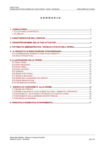 Relazione Tecnico - Illustrativa