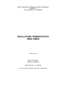 oscillatore termostatato