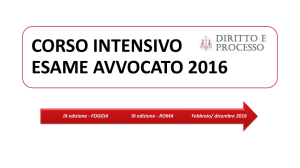 CORSO ESAME AVVOCATO 2015 OPEN DAY