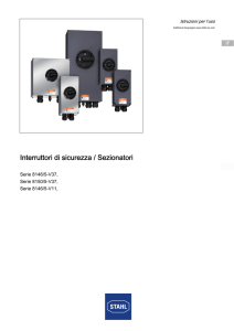 Interruttori di sicurezza / Sezionatori