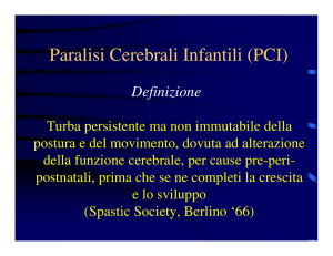 Paralisi Cerebrali Infantili (PCI)