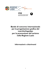 Bando di concorso internazionale per la