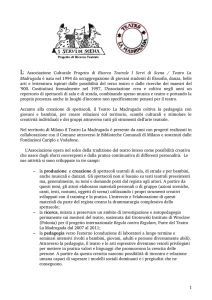 PDF del Curriculum dettagliato Teatro la Madrugada