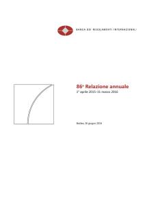 Relazione annuale della BRI - Bank for International Settlements