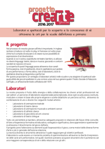 progetto per scuole d`infanzia e primarie