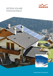 SiStema Solare Fotovoltaico