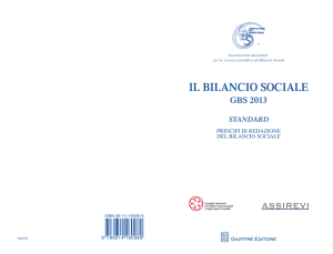 Standard GBS 2013 - Gruppo Bilancio Sociale