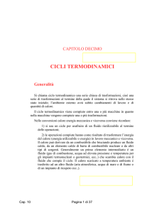 CICLI TERMODINAMICI - Corsi di Laurea a Distanza