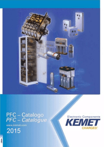 KEMET Electronics Italia Srl Catalogo PFC 2015
