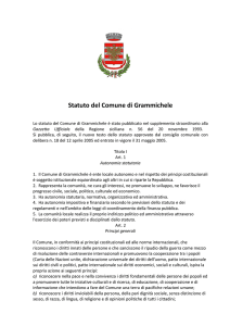 Statuto del Comune di Grammichele