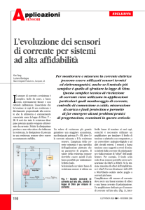 L`evoluzione dei sensori di corrente per sistemi ad