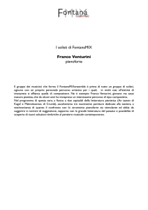 I solisti di FontanaMIX Franco Venturini pianoforte