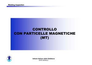 CONTROLLO CON PARTICELLE MAGNETICHE (MT)