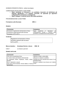 SCIENZE INTEGRATE (FISICA) - settore - Einaudi