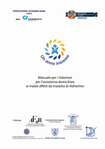 Manuale per i volontari - Associazione Alzheimer Roma