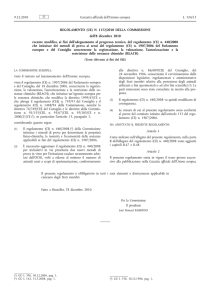 Regolamento (UE) n. 1152/2010 della Commissione, dell`8