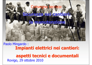 impianti elettrici nei cantieri