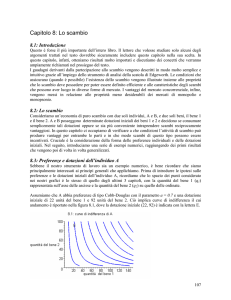 Capitolo 8: Lo scambio