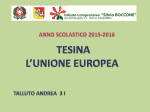 Diapositiva 1 - ICS Silvio Boccone