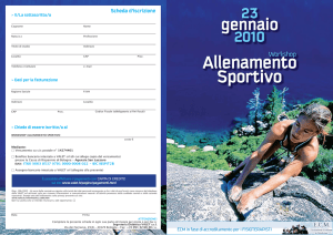 Allenamento Sportivo