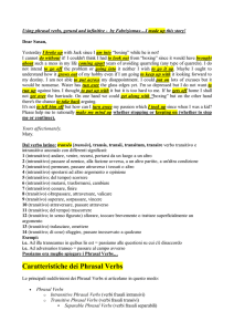 English Phrasal Verbs, Infinitive and Gerund usage!