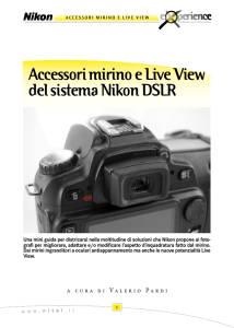 Accessori mirino e Live view del sistema nikon DsLr