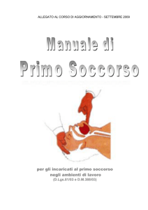 per gli incaricati al primo soccorso negli ambienti di lavoro