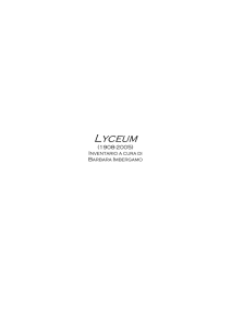 Lyceum - Soprintendenza Archivistica per la Toscana