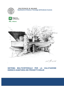 sistema multicriteriale per la valutazione igienico