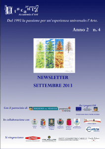 Newsletter Anno 2 n.4 - Settembre 2013