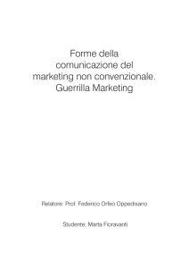 Forme della comunicazione del marketing non convenzionale