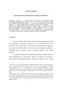 1 CAPITOLO PRIMO IL FONDAMENTO COSTITUZIONALE DELLA